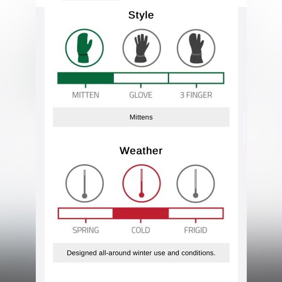 Obermeyer Molten Mitten Teen - Picture 4 of 8